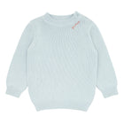 unisex light blue knit sweater