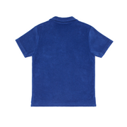 boys cove blue short sleeve french terry polo