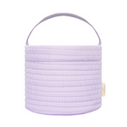 lavender stripe quilted easter bucket