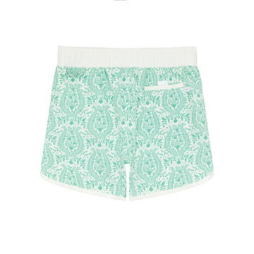 boys abaco green paisley board short