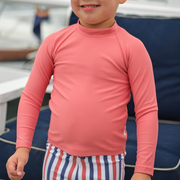 unisex poppy red rashguard