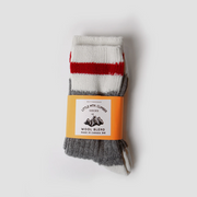muttonhead red stripe kids mountain socks