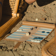 throwing doubles travel backgammon board