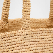 manebi medium natural raffia panier