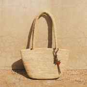 manebi medium natural raffia panier