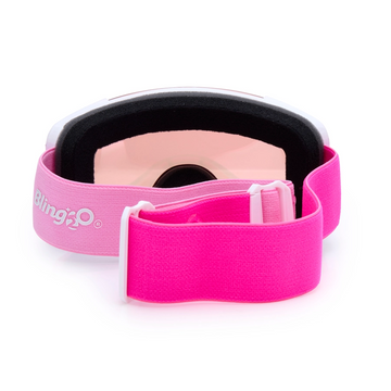 bling2o frost pink rhinestone kids winter ski goggles