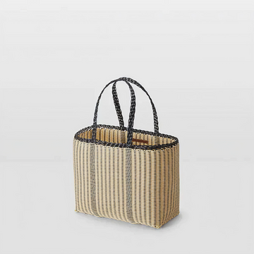 palorosa black and cream small edge tote