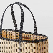 palorosa black and cream small edge tote