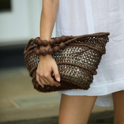 POOLSIDE cocoa comporta tote