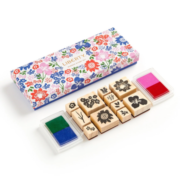 liberty london rubber stamp set