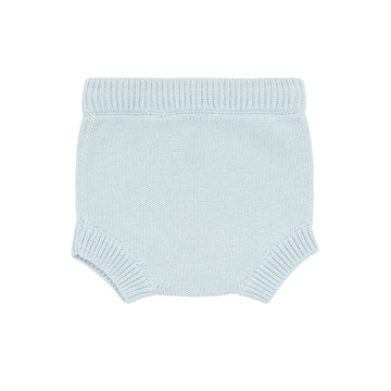 baby light blue knit bloomer