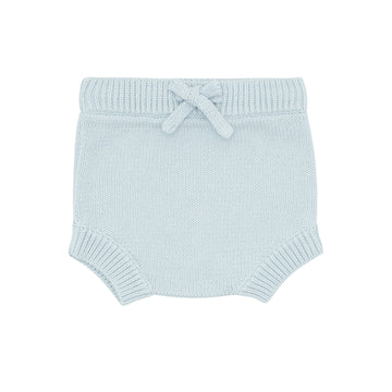 baby light blue knit bloomer