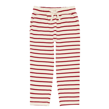 unisex red stripe pants