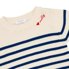 unisex breton stripe knit sweater