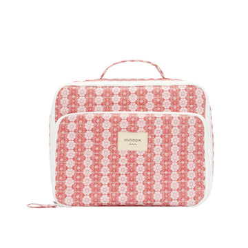 regatta red paisley coated lunchbox