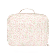 antique floral coated lunchbox