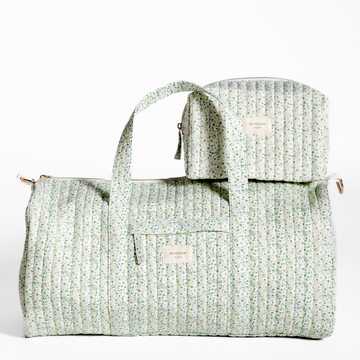 sea marsh floral weekender bag