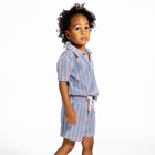 boys maritime stripe french terry polo