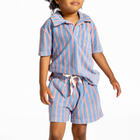 boys maritime stripe french terry polo