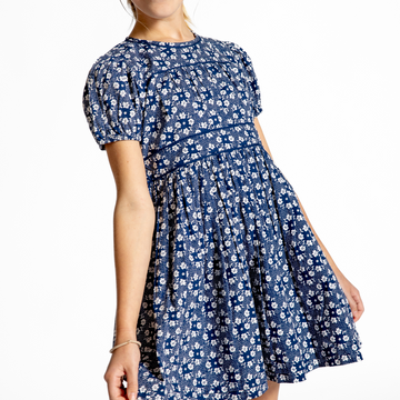 girls ditch plains daisy puff sleeve dress