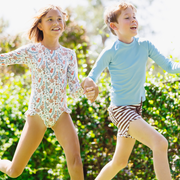 boys cocoa stripe boardie