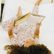 girls mercado bloom short sleeve pima pajamas set