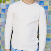 unisex cream rashguard