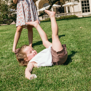 girls white align tank
