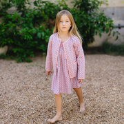 unisex rosa vine quilted jacket