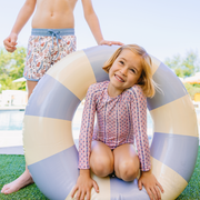 girls rosa vine rashguard one piece