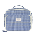 navy stripe coated lunchbox