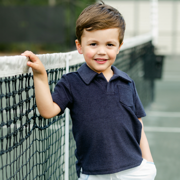 Navy blue polo shirt for baby hotsell