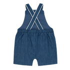 baby washed chambray short overall