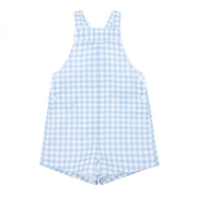 baby boys oasis blue gingham overall