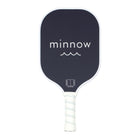 short court navy cabana stripe pickleball paddle