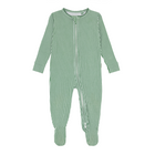 baby hunter green stripe holiday pajama bundle