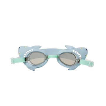 sunnylife salty the shark mini swim goggles