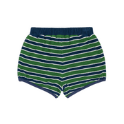 girls evergreen stripe french terry bloomer short
