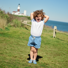 boys surfside blue ultra-soft twill shorts