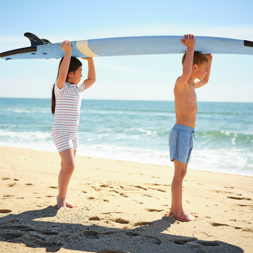 boys surfside blue boardie