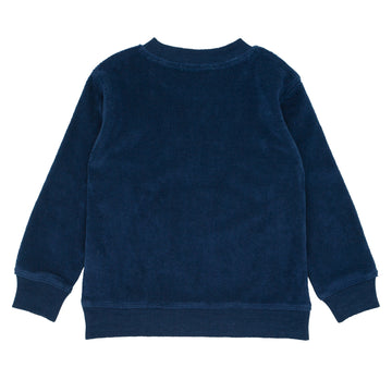 unisex navy french terry sweatshirt