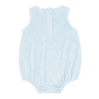 baby boys light blue bubble romper