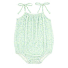 baby girls hibiscus ditsy romper with shoulder ties