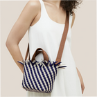 naghedi havana venice striped petit tote