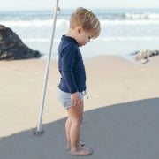 2 pack navy and crane white rashguard