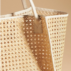 bembien cream rattan rosa tote