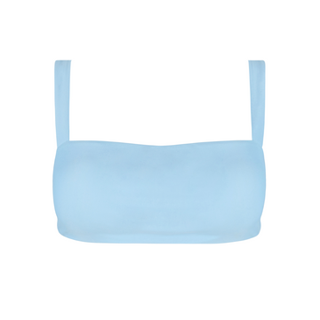 women's peri blue bandeau bikini top