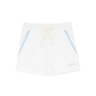 boys white french terry short