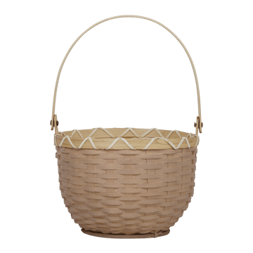 olli ella light grey small blossom basket