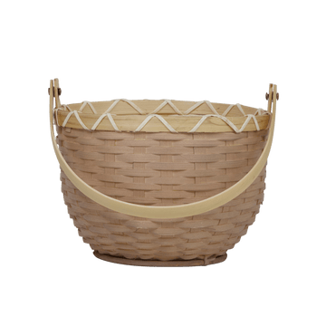 olli ella light grey small blossom basket